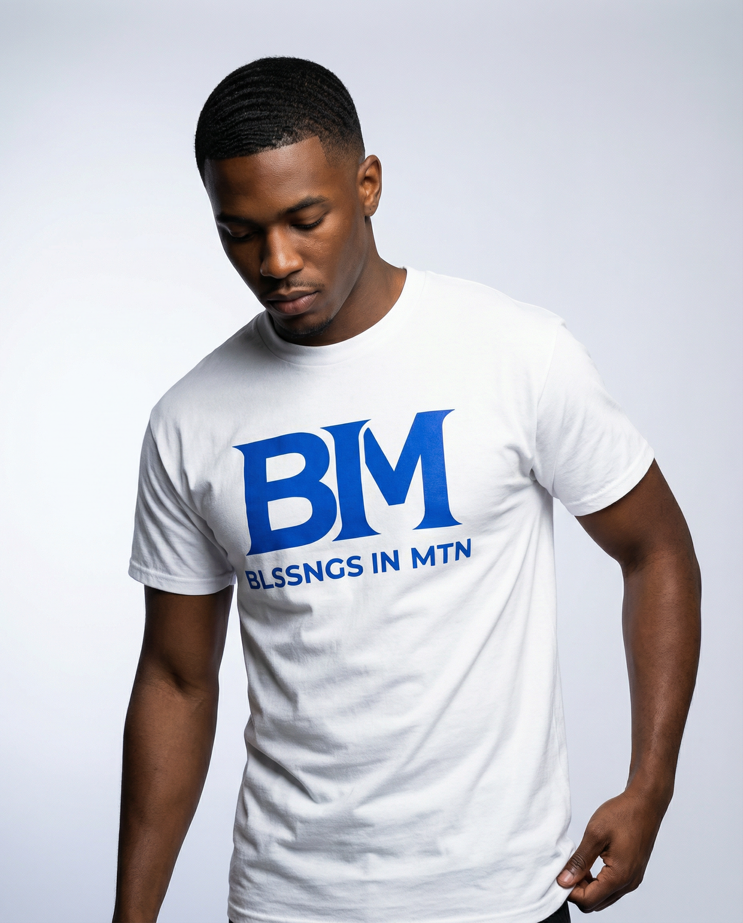 BIM Logo Tee-Blue
