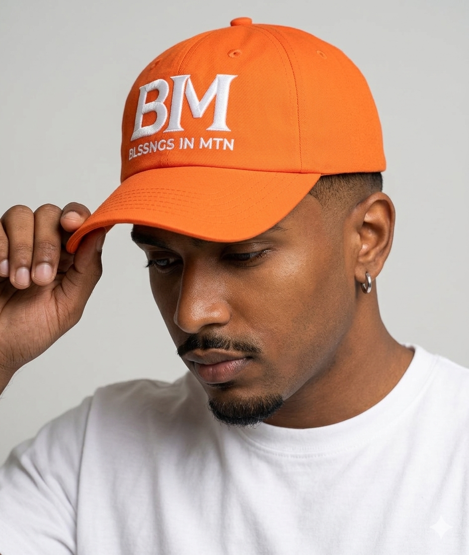 BIM Logo Dad Hat - Orange