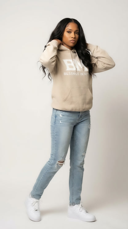 BIM Logo Hoodie - Sand