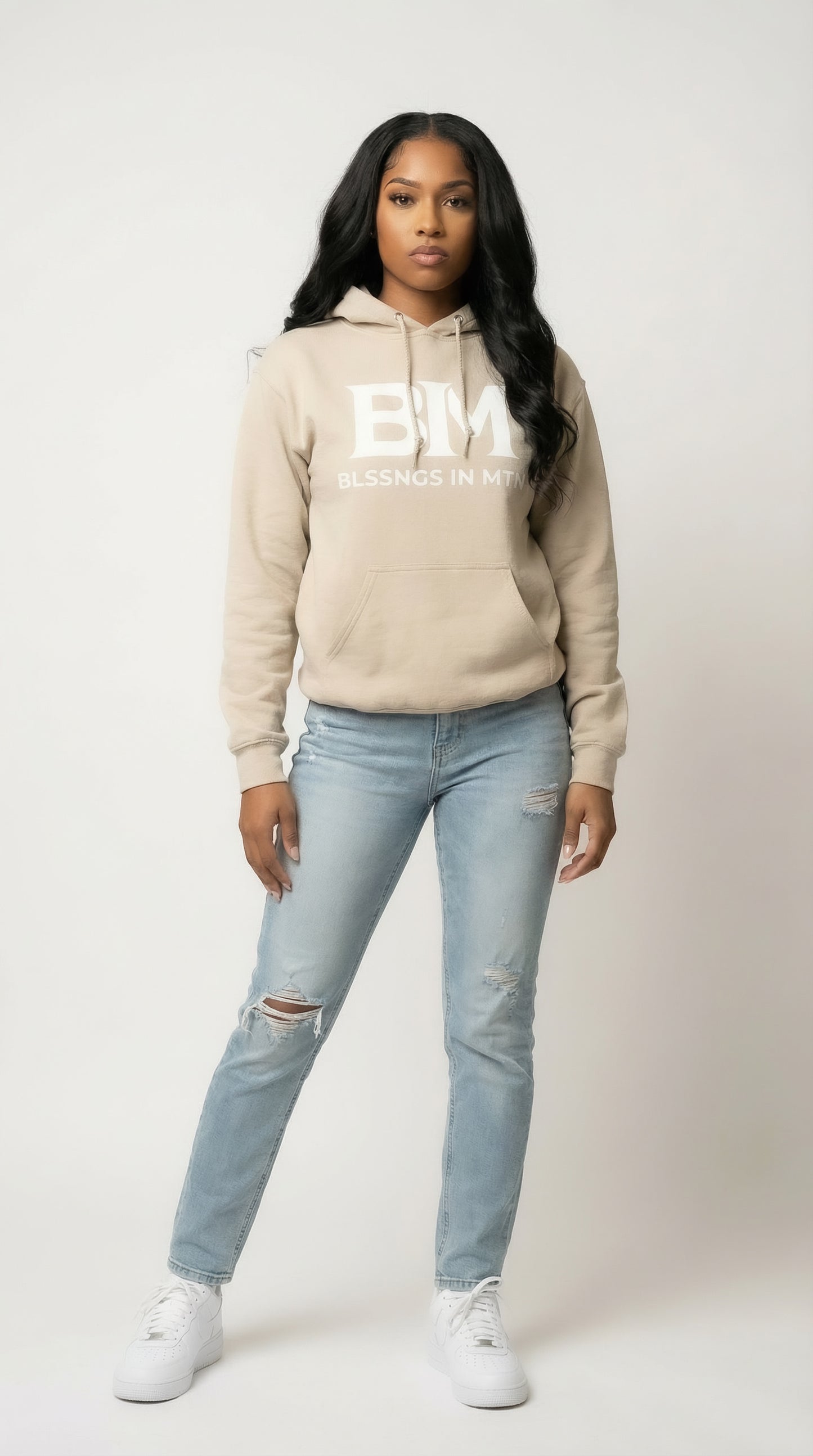 BIM Logo Hoodie - Sand