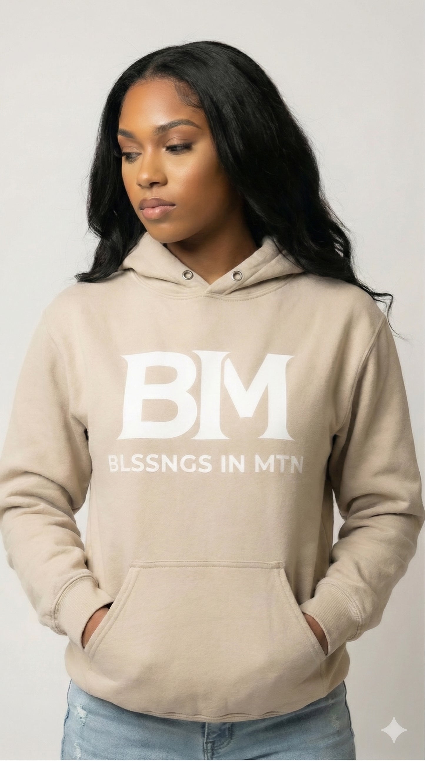 BIM Logo Hoodie - Sand