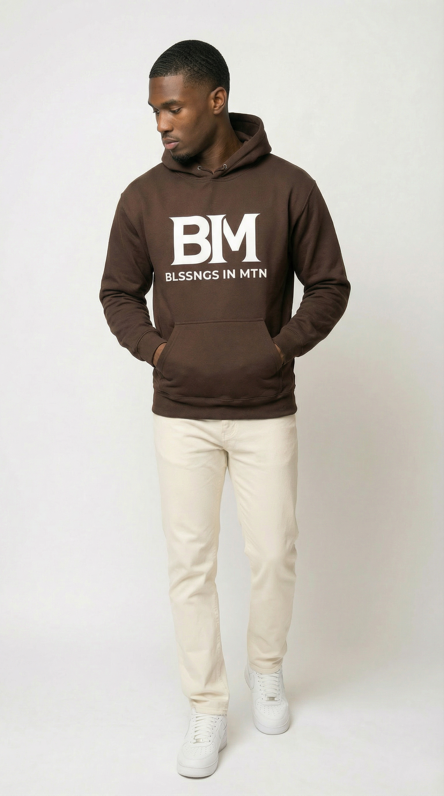 BIM Logo Hoodie - Brown